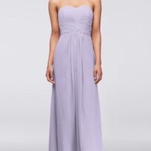 David's Bridal bridesmaid dress Iris/Lavendar Sz 2